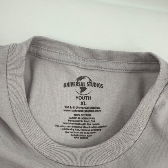 Minions T Shirt Youth XL Gray Struggle Is Real Universal Studios Short Sleeves - Picture 3 of 6